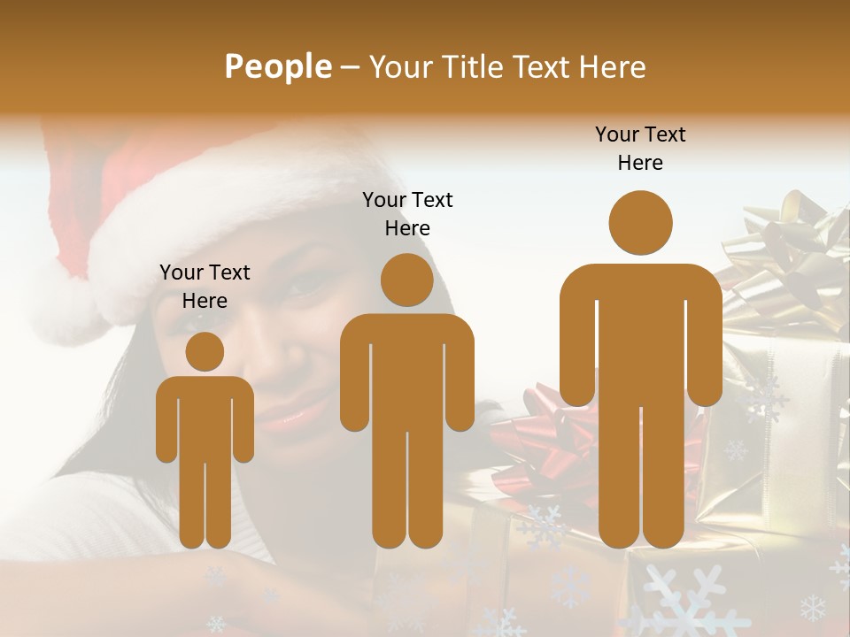 Latina Holiday Hat PowerPoint Template