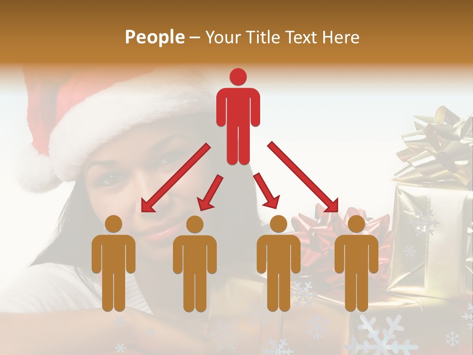 Latina Holiday Hat PowerPoint Template