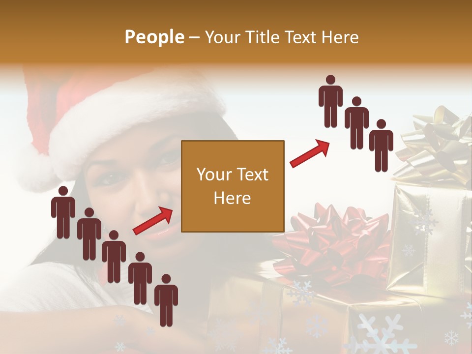 Latina Holiday Hat PowerPoint Template