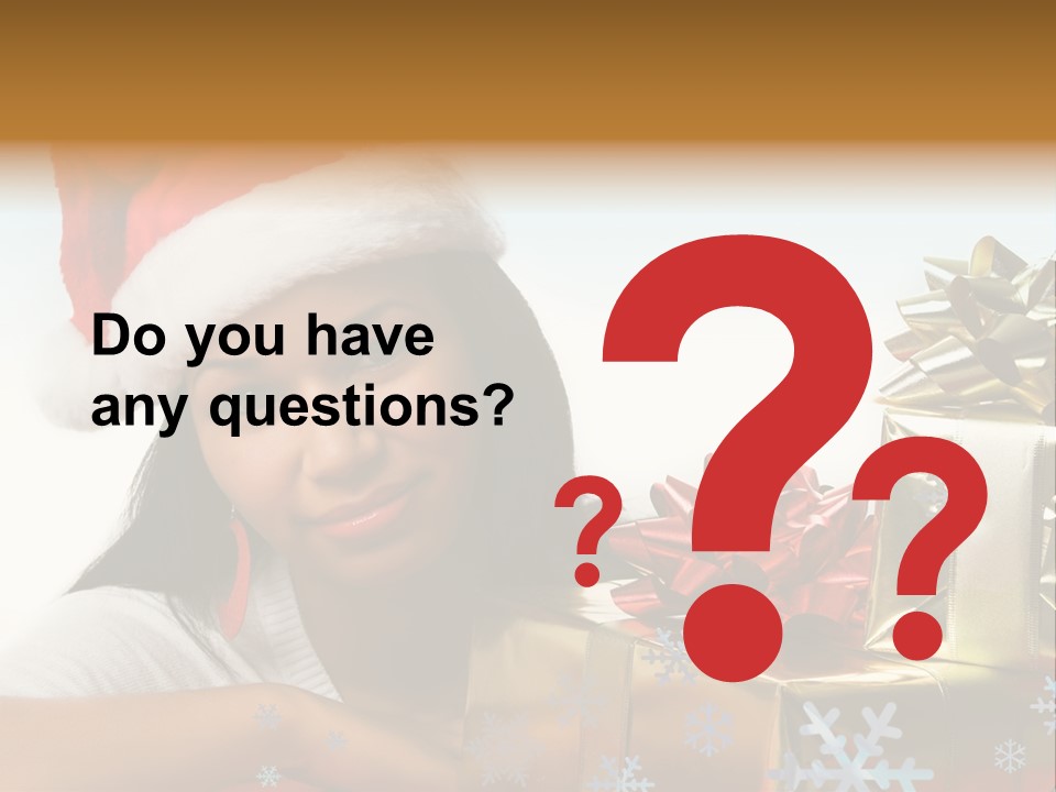 Latina Holiday Hat PowerPoint Template