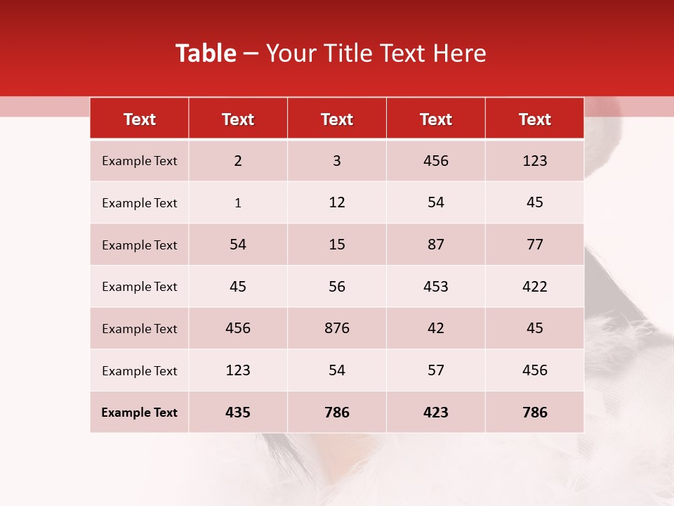 Happy Feather Beautiful PowerPoint Template