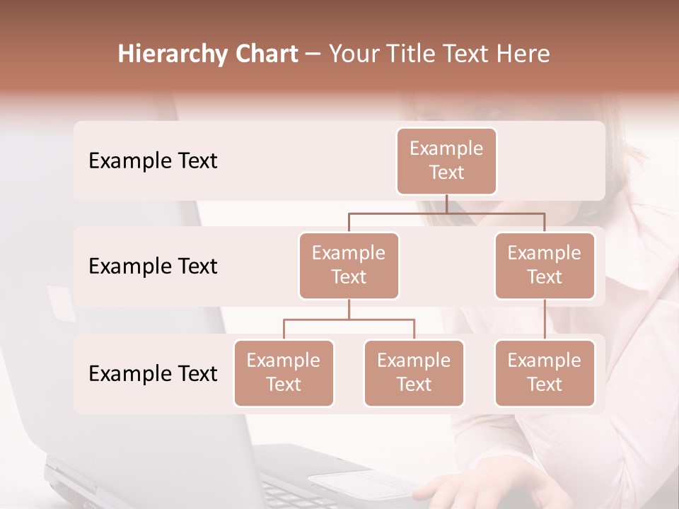 People Laptop Eye PowerPoint Template
