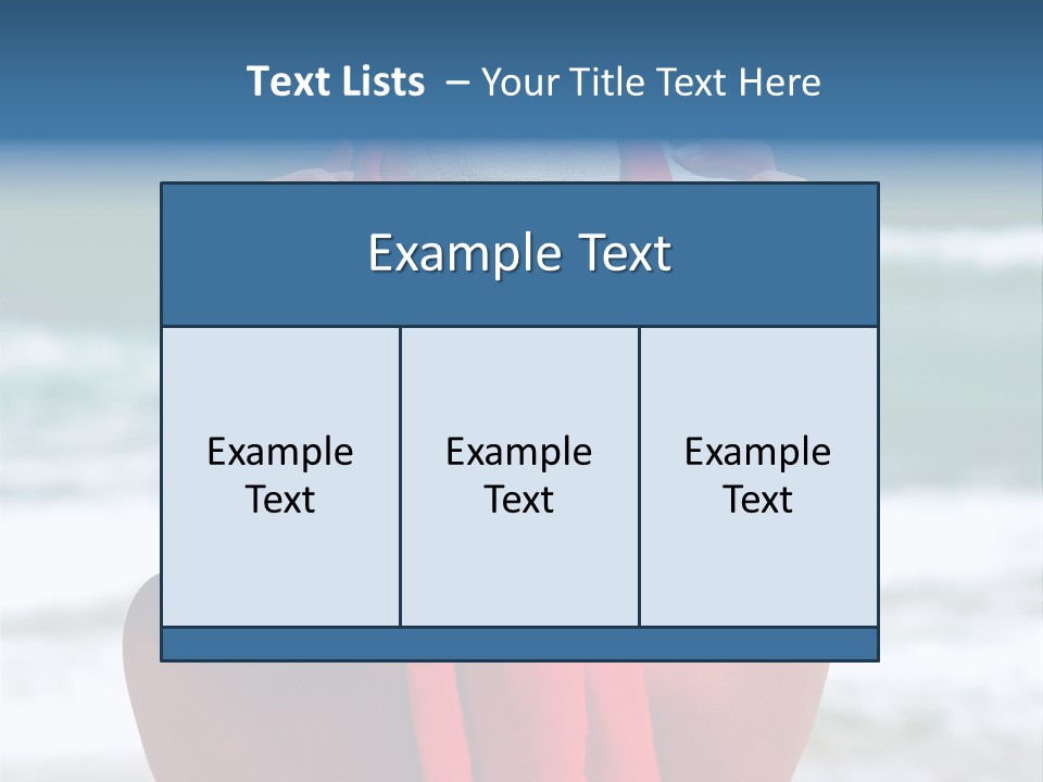 Sand Relaxing Girl PowerPoint Template