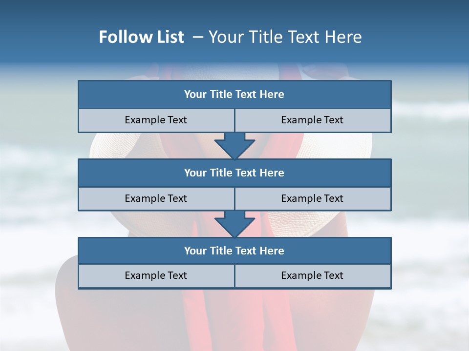 Sand Relaxing Girl PowerPoint Template