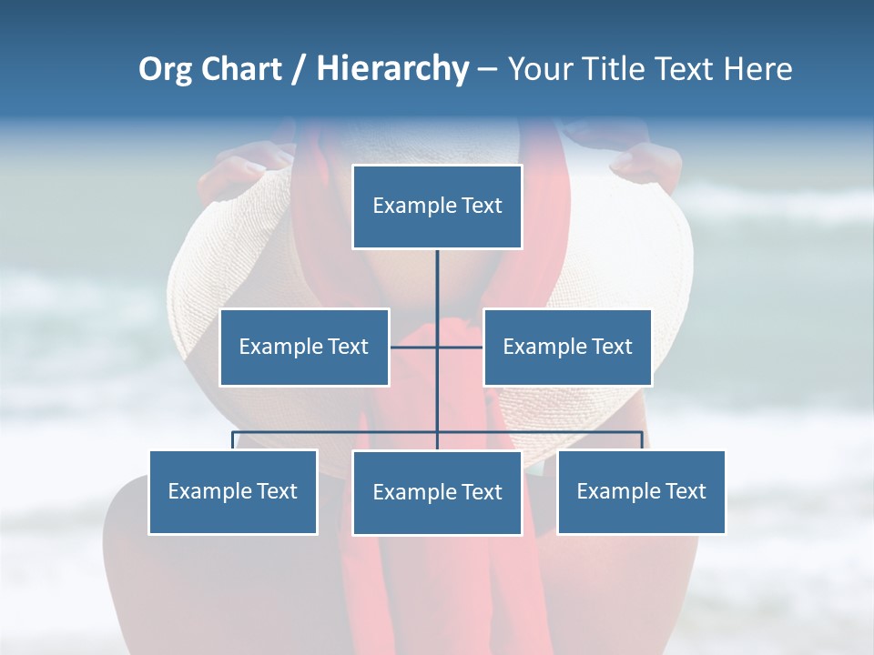 Sand Relaxing Girl PowerPoint Template