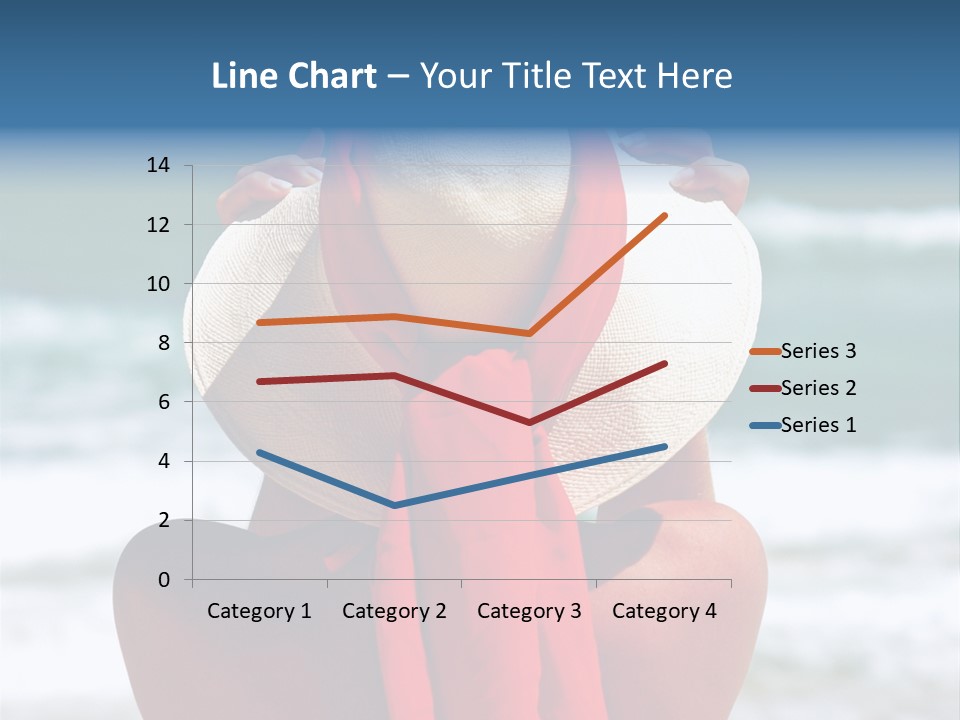 Sand Relaxing Girl PowerPoint Template