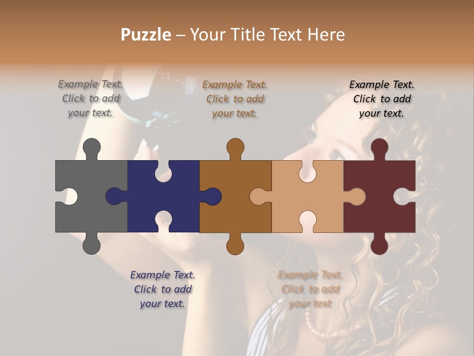 Present Background Santa PowerPoint Template