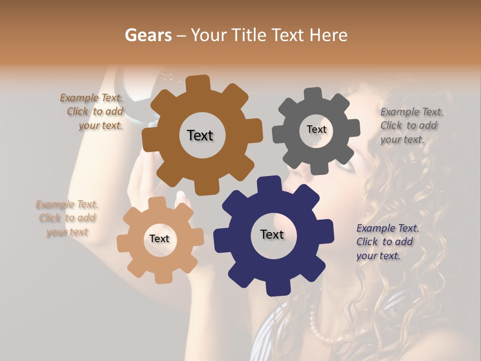 Present Background Santa PowerPoint Template