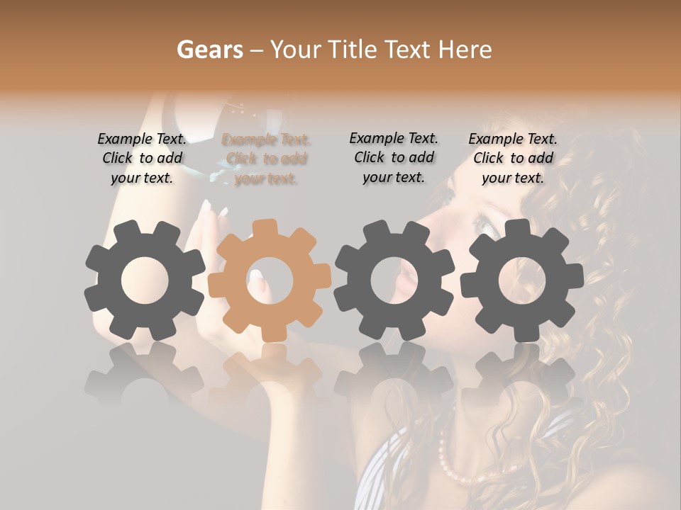 Present Background Santa PowerPoint Template