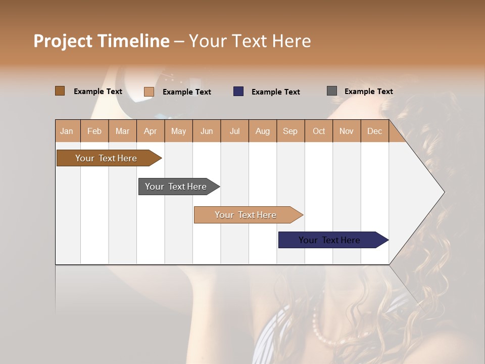 Present Background Santa PowerPoint Template