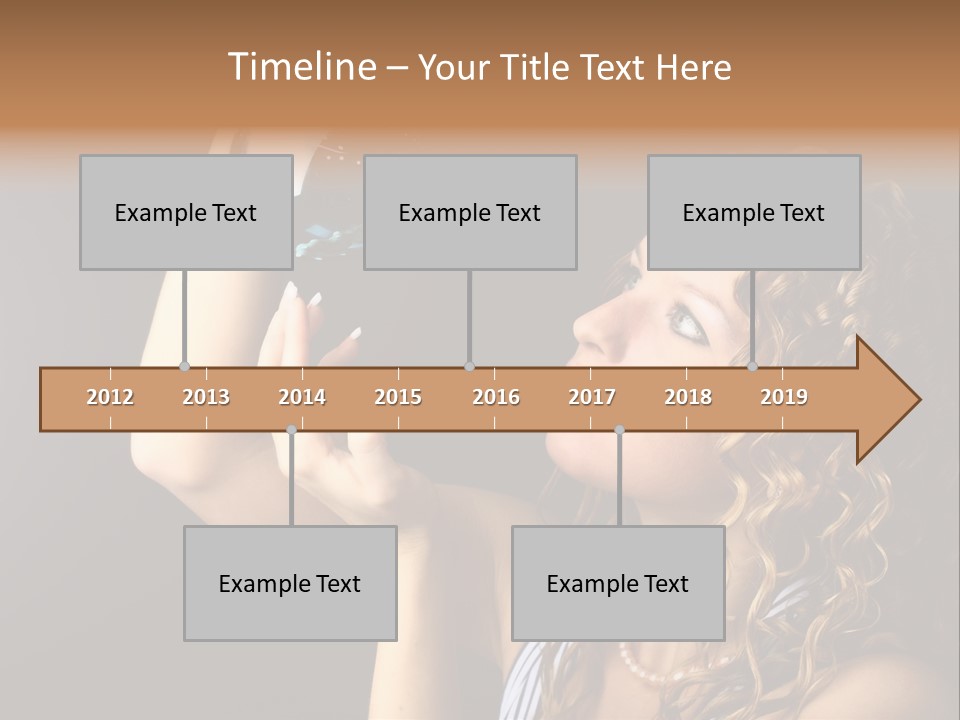 Present Background Santa PowerPoint Template