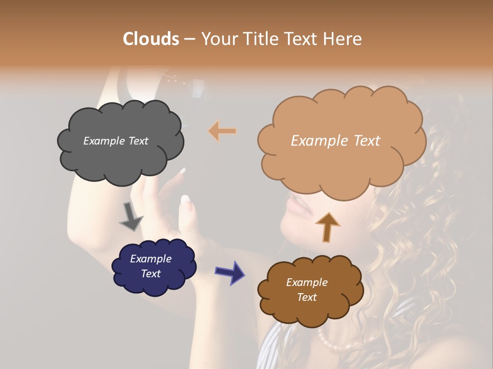 Present Background Santa PowerPoint Template