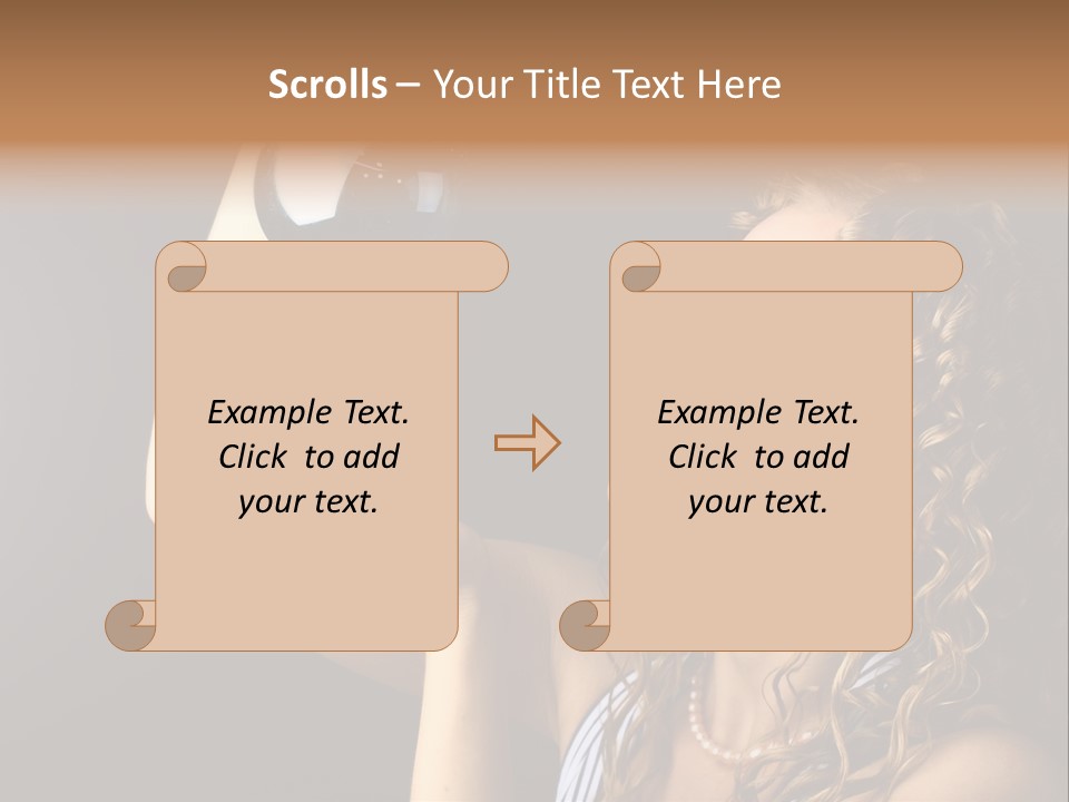 Present Background Santa PowerPoint Template