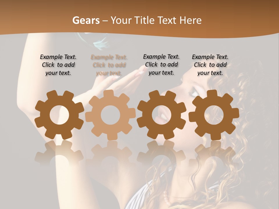 Winter Ball Christmas Ornament PowerPoint Template