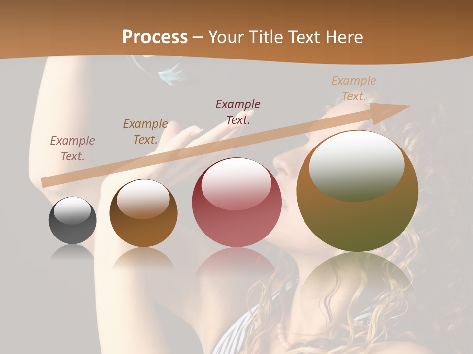 Winter Ball Christmas Ornament PowerPoint Template