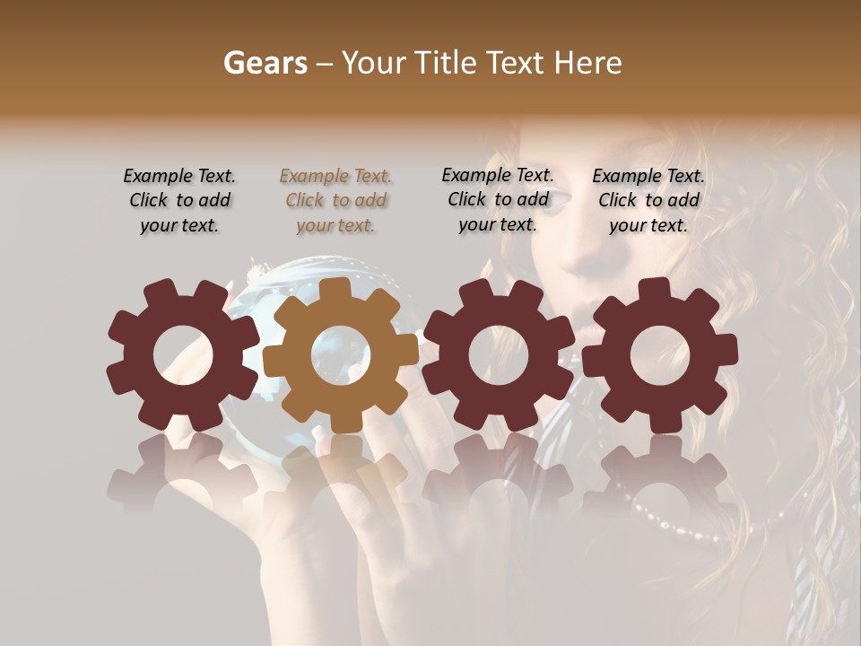 Spirit Background Present PowerPoint Template