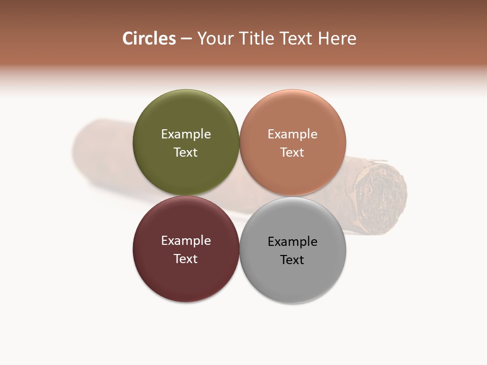 Hand Made Cuban Smoke PowerPoint Template