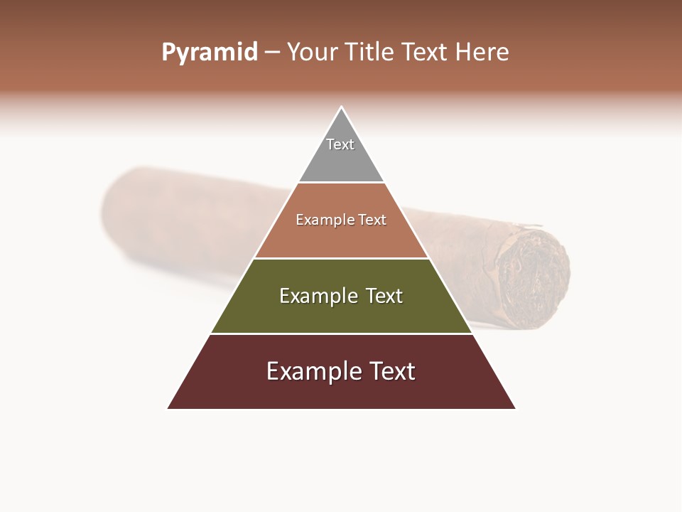 Hand Made Cuban Smoke PowerPoint Template