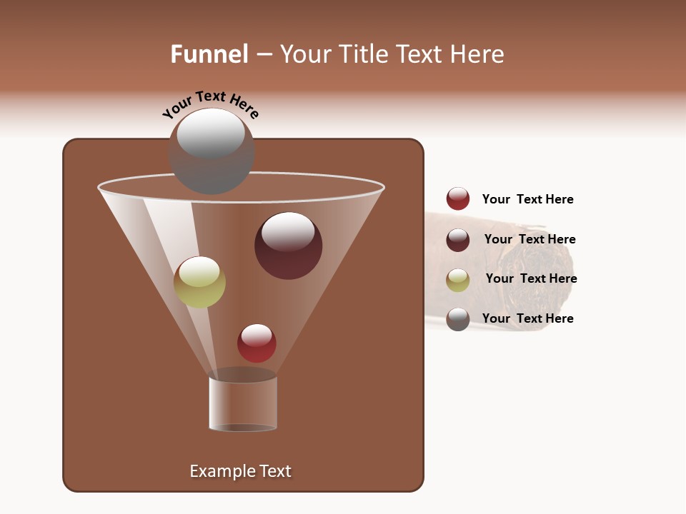 Hand Made Cuban Smoke PowerPoint Template