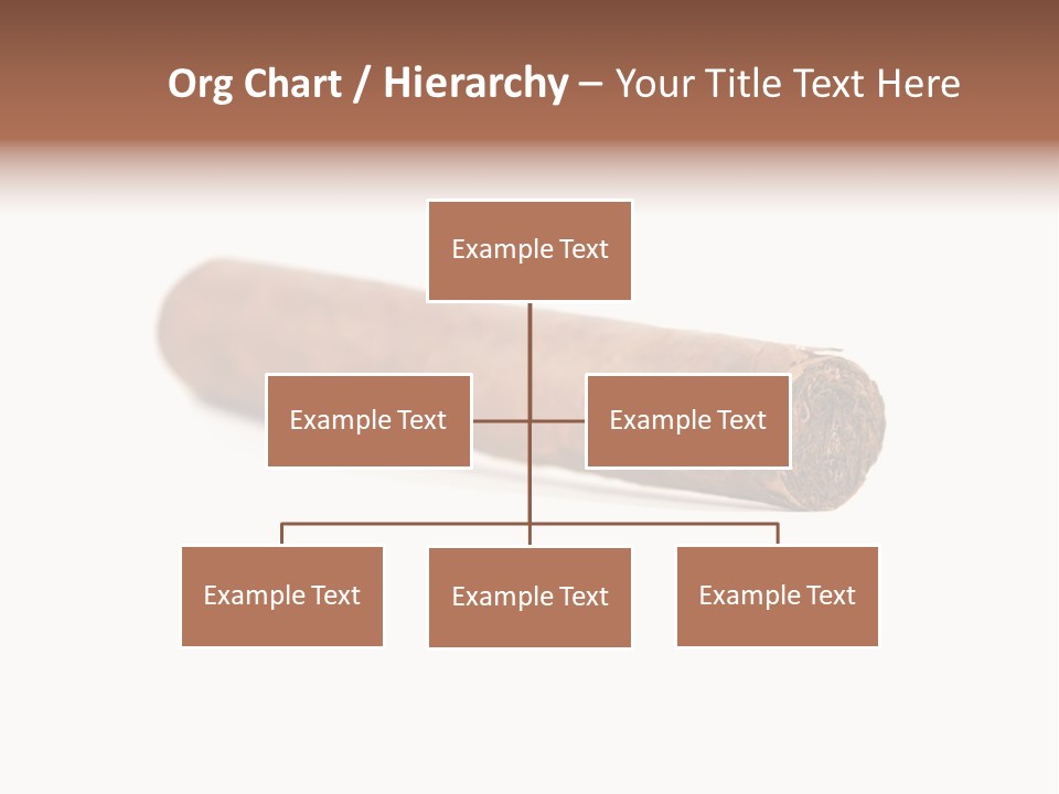 Hand Made Cuban Smoke PowerPoint Template