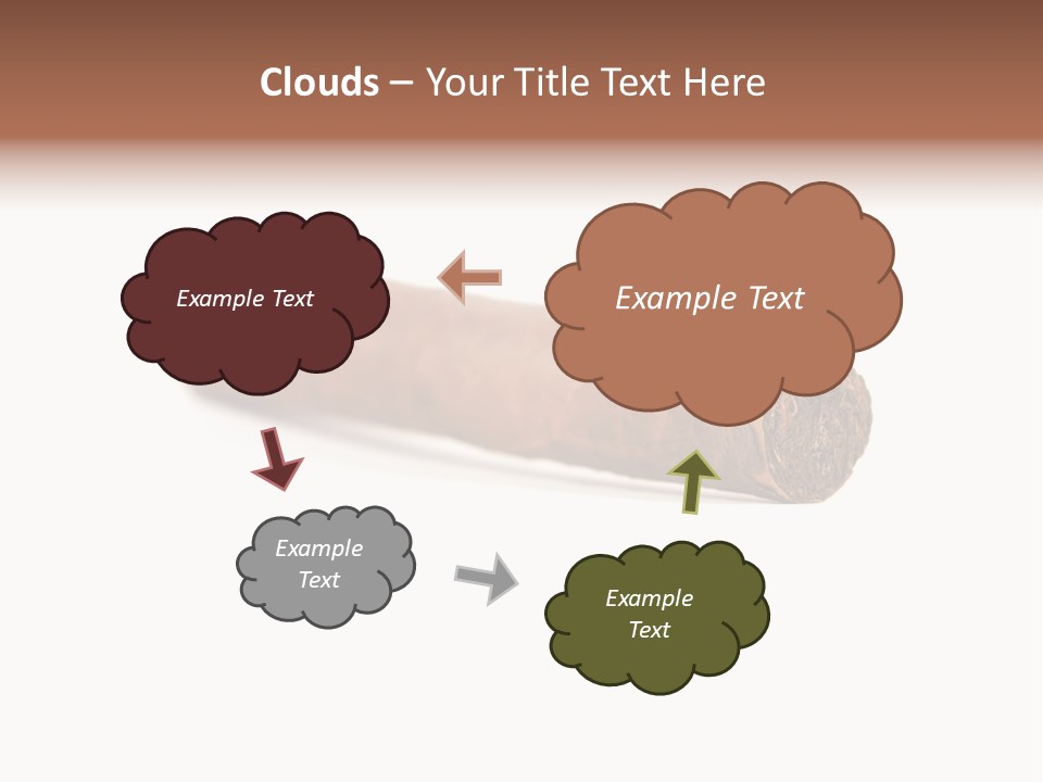 Hand Made Cuban Smoke PowerPoint Template