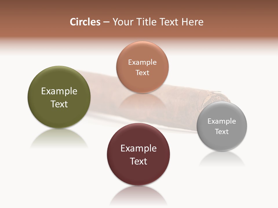 Hand Made Cuban Smoke PowerPoint Template