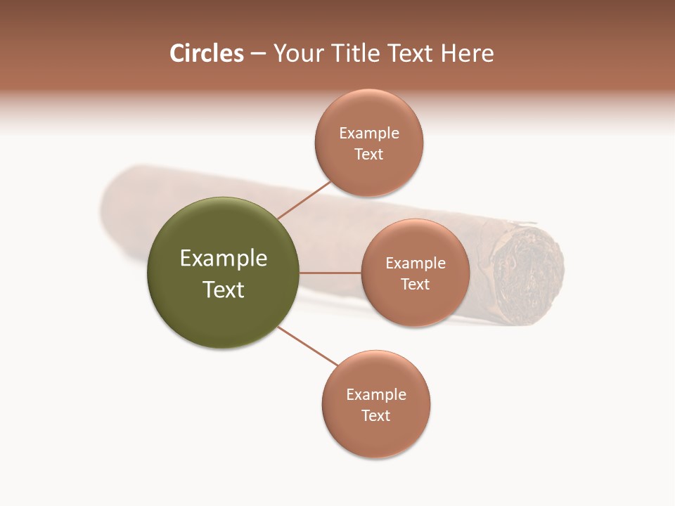 Hand Made Cuban Smoke PowerPoint Template