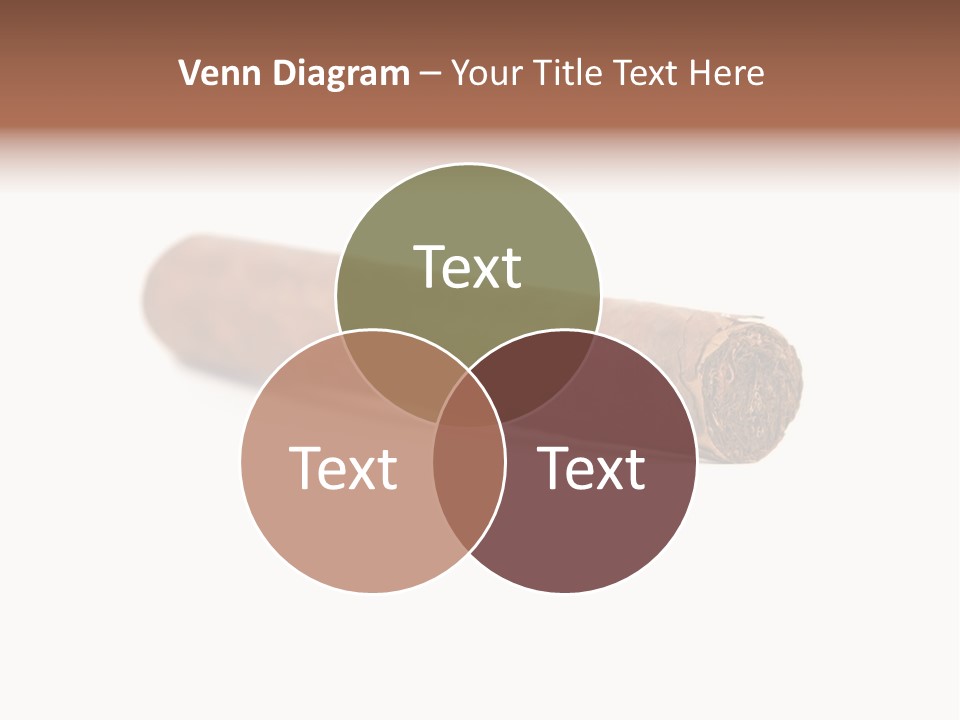 Hand Made Cuban Smoke PowerPoint Template