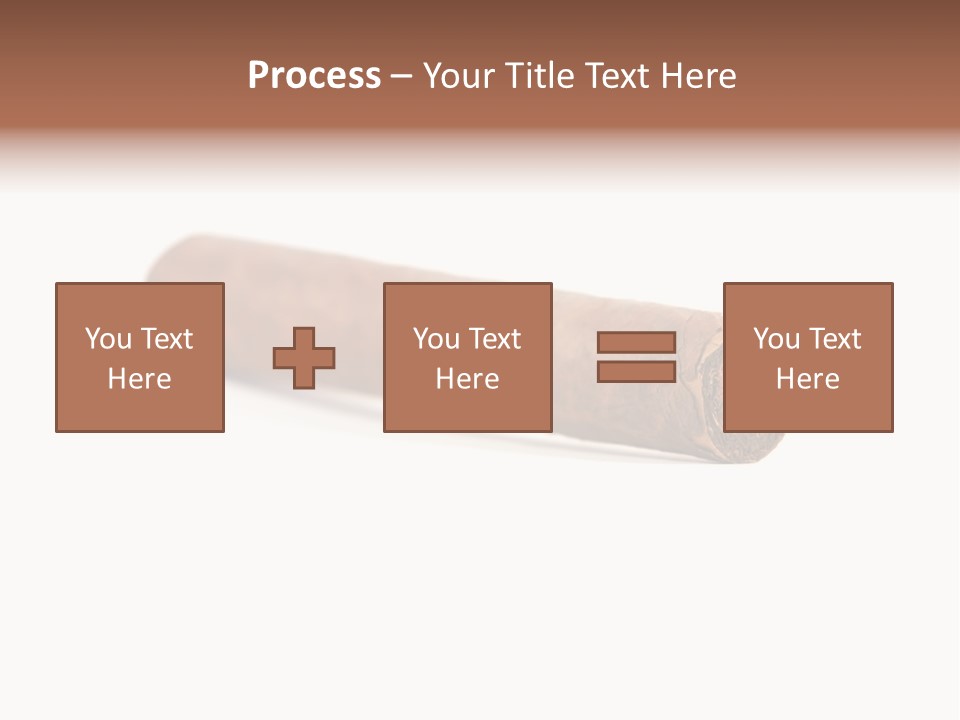 Hand Made Cuban Smoke PowerPoint Template