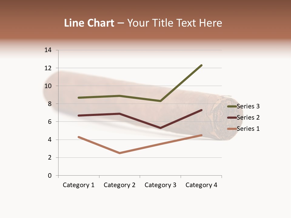 Hand Made Cuban Smoke PowerPoint Template