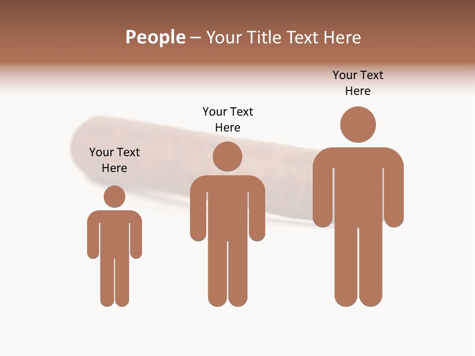 Hand Made Cuban Smoke PowerPoint Template