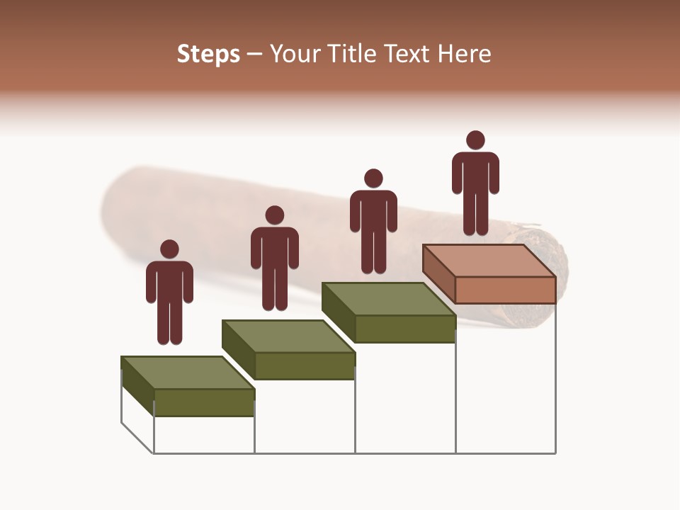 Hand Made Cuban Smoke PowerPoint Template