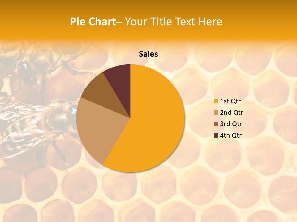 Honeycomb Beeswax Insect PowerPoint Template