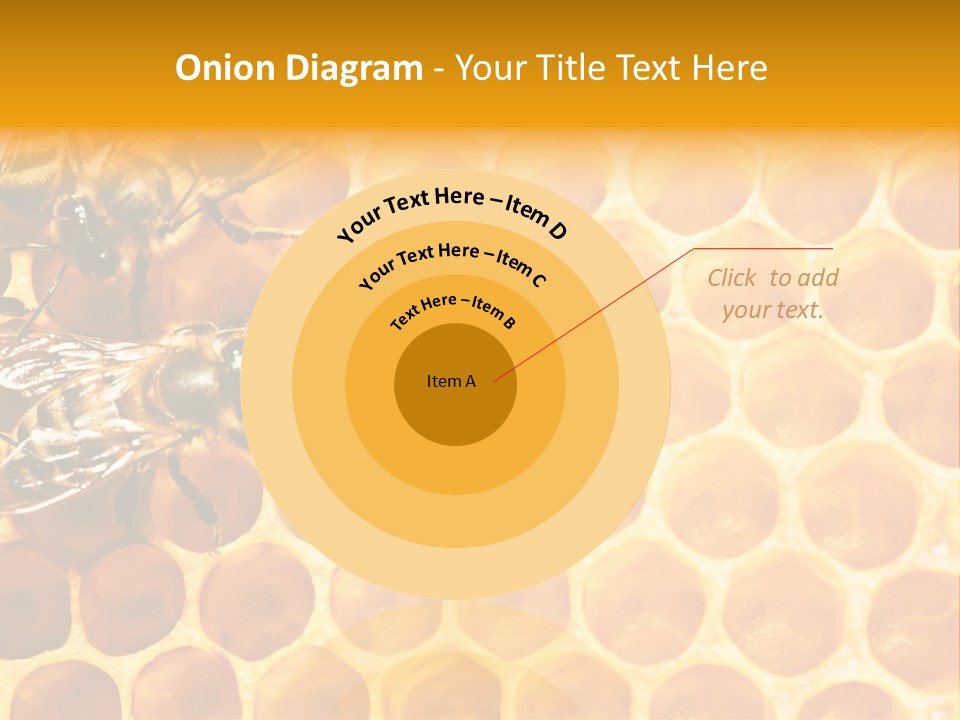 Honeycomb Beeswax Insect PowerPoint Template