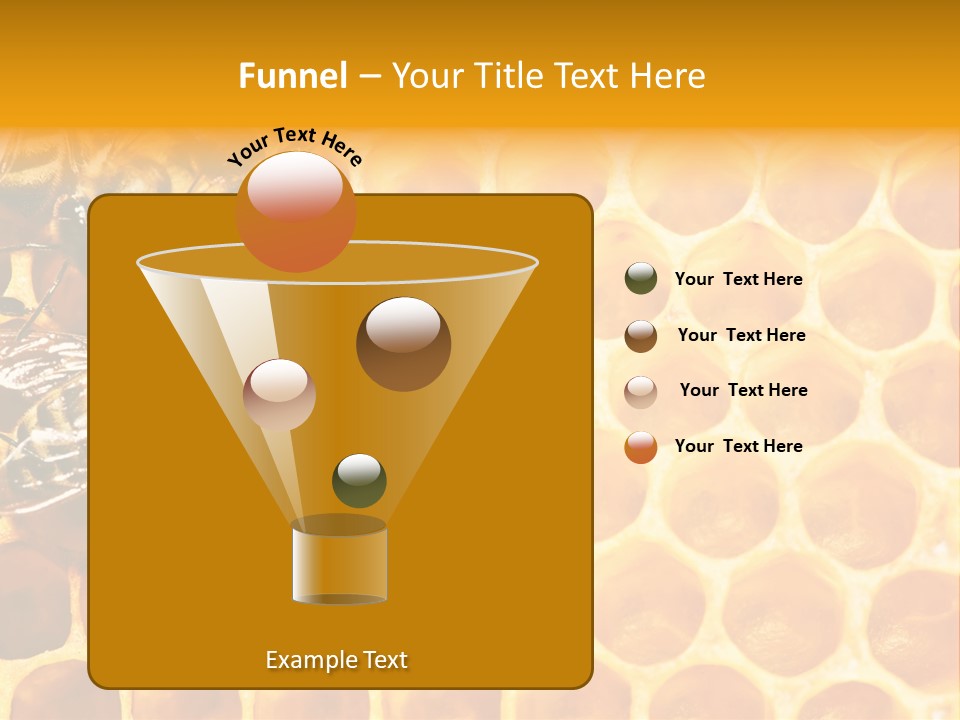 Honeycomb Beeswax Insect PowerPoint Template