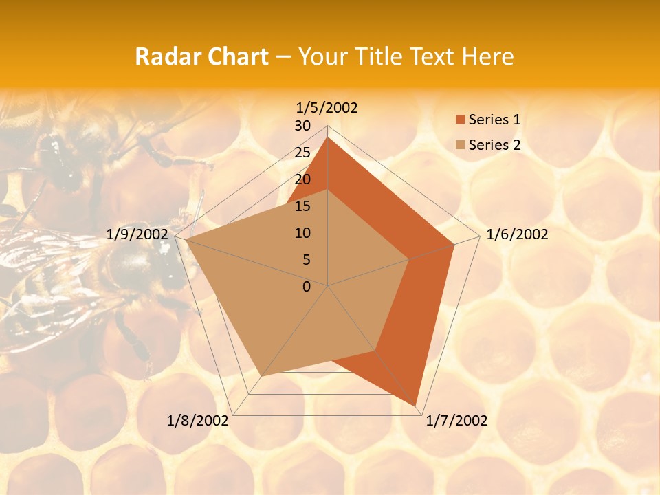 Honeycomb Beeswax Insect PowerPoint Template