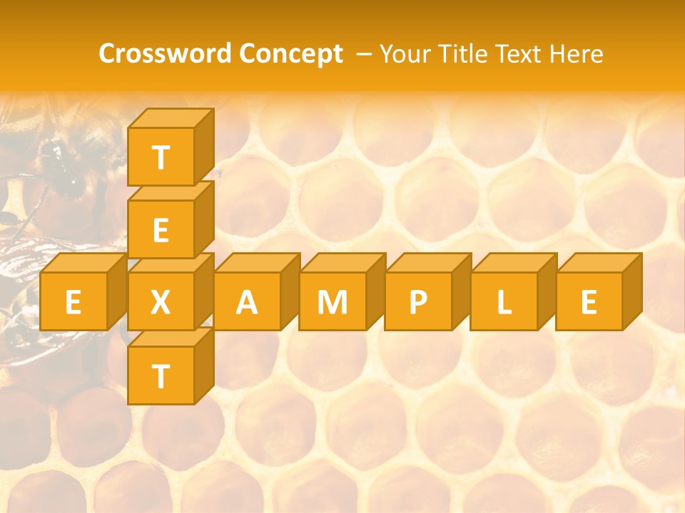 Honeycomb Beeswax Insect PowerPoint Template