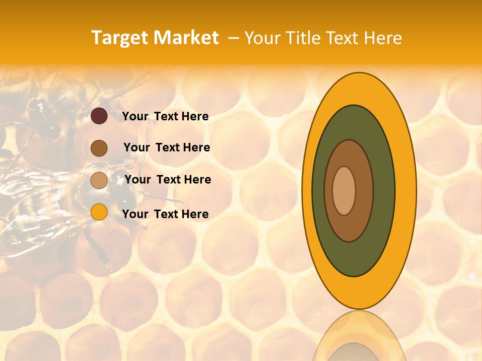 Honeycomb Beeswax Insect PowerPoint Template