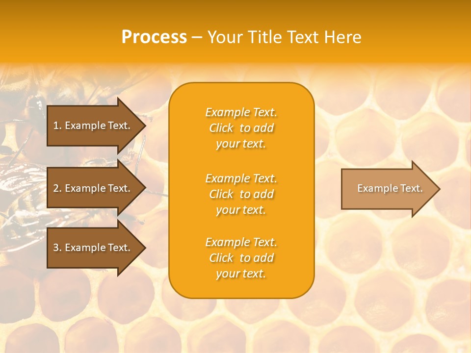 Honeycomb Beeswax Insect PowerPoint Template