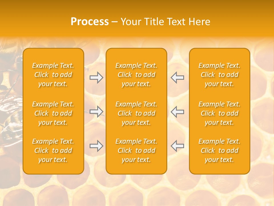 Honeycomb Beeswax Insect PowerPoint Template