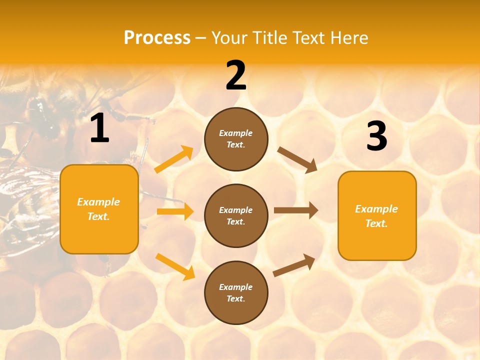 Honeycomb Beeswax Insect PowerPoint Template