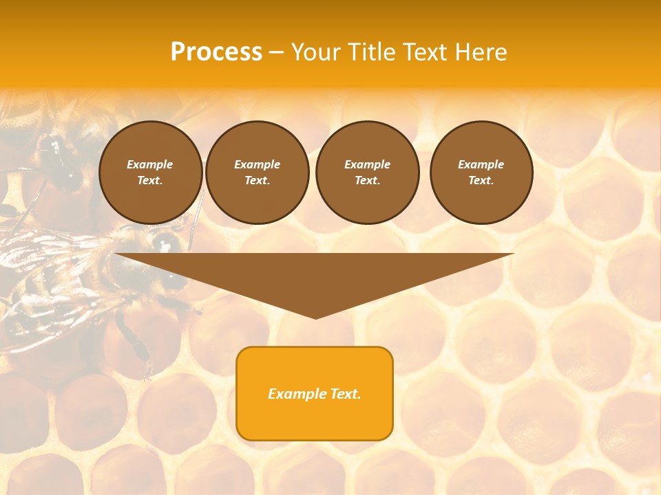 Honeycomb Beeswax Insect PowerPoint Template