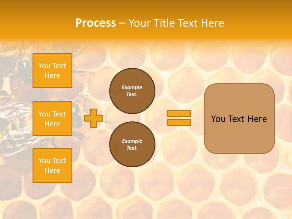 Honeycomb Beeswax Insect PowerPoint Template