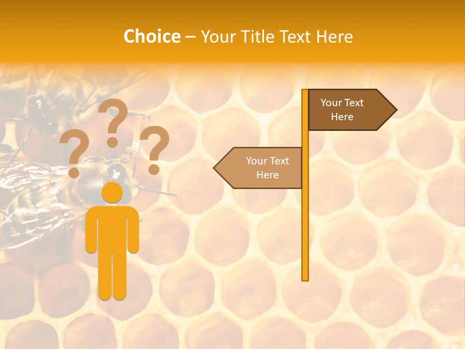 Honeycomb Beeswax Insect PowerPoint Template