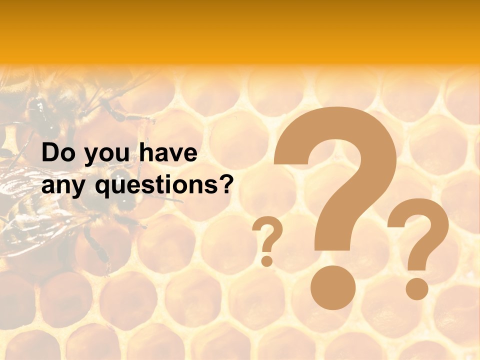 Honeycomb Beeswax Insect PowerPoint Template