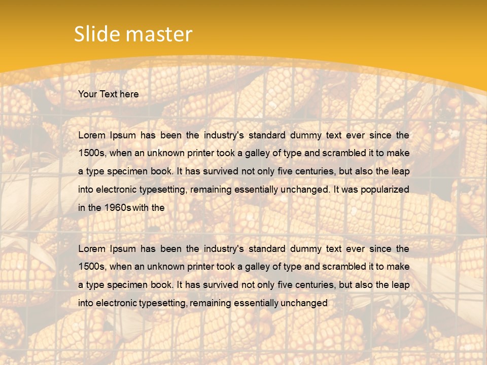 Farming Animal Dry PowerPoint Template