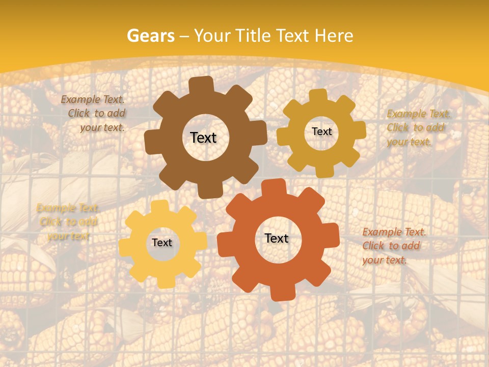 Farming Animal Dry PowerPoint Template