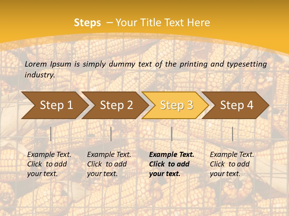 Farming Animal Dry PowerPoint Template