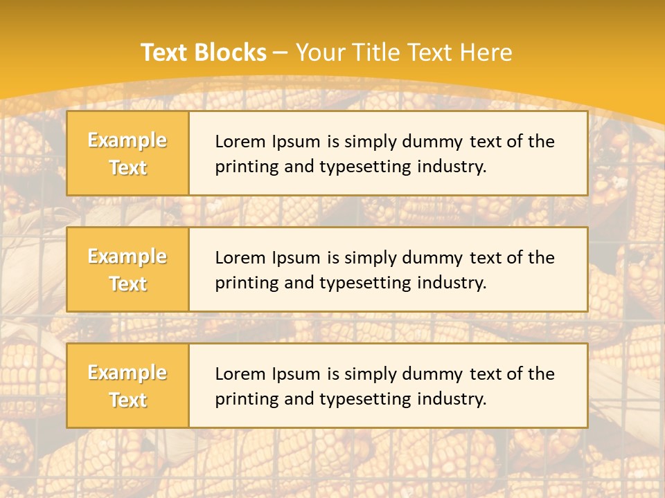 Farming Animal Dry PowerPoint Template