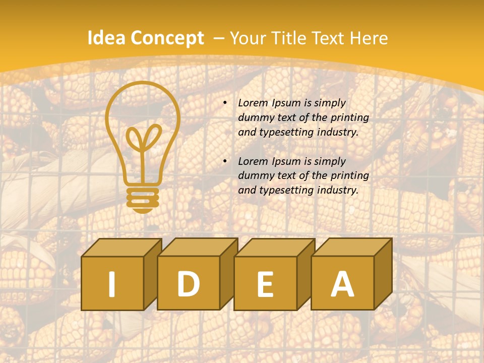 Farming Animal Dry PowerPoint Template